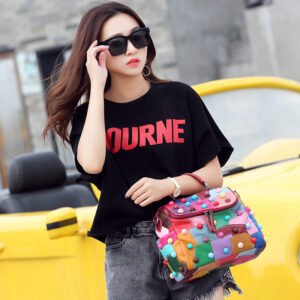 Colorful Large Capacity Versatile Shoulder Crossbody Bag