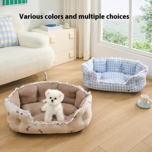 Semi-enclosed Pet Kennel For Small Dogs In All Seasons Of Summer