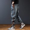 American Stitching Harlan Loose All-matching Casual Trendy Ankle Banded Pants